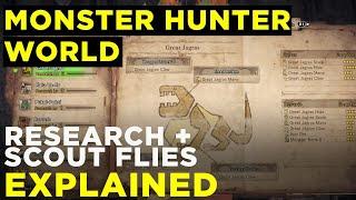 Monster Hunter World - Research Levels & Scout Flies Explained