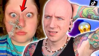 Piercing Play Going Too Far | New TikTok Piercing Fails 40 | Roly