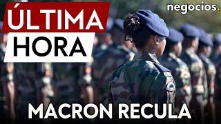 ÚLTIMA HORA | Macron recula: “El ejército francés no luchará en ucrania en un futuro próximo”