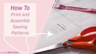 How To Print And Assemble Sewing Patterns | Studio ROSADO