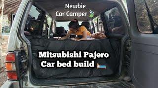 Car bed build and new battery for our Mitsubishi Pajero | Car Camper Build