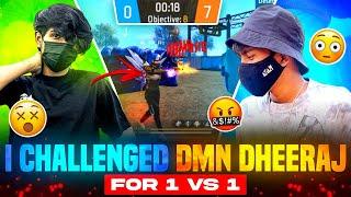 I CHALLENGED​@DmnDheeraj FOR 1VS10/7 OR WOT??FREE FIRE TELUGU️