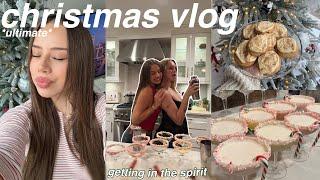 GETTING IN THE CHRISTMAS SPIRIT | decorating my apartment, holiday cocktail girls night, baking, etc