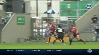 Karne Hesketh big defensive read vs New Zealand Maori 2014