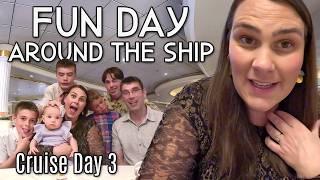 Fun & Games Around the Ship!  | Royal Caribbean Navigator of the Seas | Day 3