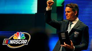 Jeff Gordon inducted into NASCAR Hall of Fame (Full Speech) | NASCAR | NBC Sports