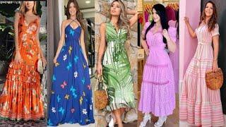 Vestidos Largos Bonitos Casuales 2025/Casuals Long Summer Dresses for Womens 2025