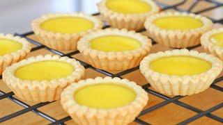 DIY Hong Kong Egg Tarts, Super Easy Dim Sum Recipe by CiCi Li