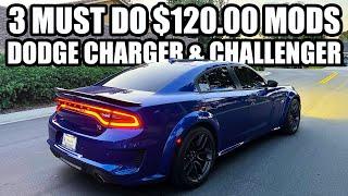 3 CHEAP BUT AWESOME MODS FOR DODGE CHARGERS AND CHALLENGERS