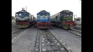 8 in 1|| Pakistan Train Race || Parallel Trains Action Compilation || Rare Rail Collection || Part 2