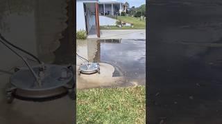 Driveway high pressure cleaning | Bringing a dirty driveway back to life