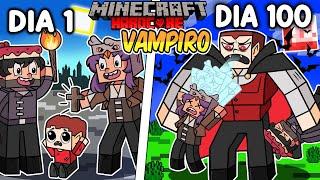 Sobreviví 100 DÍAS siendo un VAMPIRO en Minecraft HARDCORE!