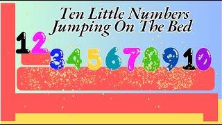 Ten Little Numbers Jumping On The Bed | @FRKidsSong | Nursery Rhymes & Kids Songs