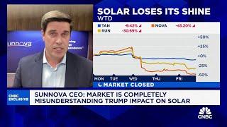 Market misunderstanding Trump administration's impact on solar energy, says Sunnova CEO John Berger