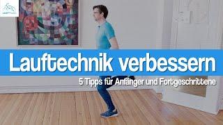 LAUFTECHNIK VERBESSERN | Joggen für Anfänger | Laufstil: 5 Tipps fürs Laufen | Gesundes Laufen