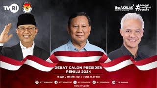 Siaran Nasional | Debat Ketiga Calon Presiden PEMILU 2024 , 7 Januari 2024