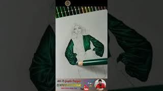 scatch for high fashion design beautiful scatch drowning art pencil and colourfull by Alii IS 