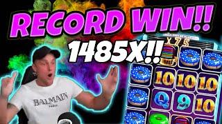 RECORD WIN!!! Donuts Big win - Casino - Huge win on Online slots