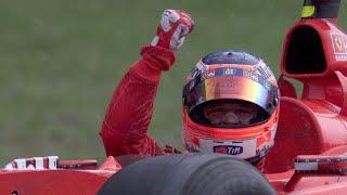 Rubens Barrichello first victory - Last lap and post race interview