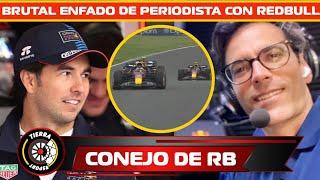 ¡CONEJO DE REDBULL! PERIODISTA SE VA CONTRA EL EQUIPO DE SERGIO PÉREZ POR MAL TRATÓ CONTRA MEXICANO