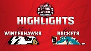 Portland Winterhawks at Kelowna Rockets 9/21 | WHL Highlights 2024-25