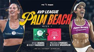 AVP LEAGUE WEEK 1 - Palm Beach, FL | Palm Beach Passion vs Dallas Dream – Women’s Match