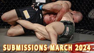 MMA Submissions of March 2024