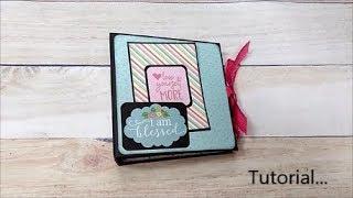 Tutorial for my Beginners Easy and Simple Mini Album With Flaps