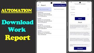 Report for Automated USSD request work. Download transaction report in PDF for day, week, month