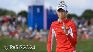 Nelly Korda 'slow' out of the gates but wowed by big crowds at the Paris Olympics | NBC Sports