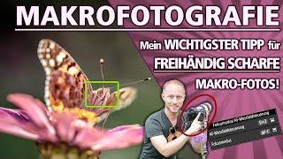 MAKROFOTOGRAFIE - Mein wichtigster TIPP für FREIHÄNDIG SCHARFE Makro-Fotos!