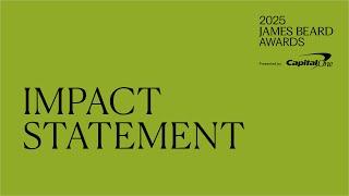 James Beard Awards: Crafting Your Impact Statement