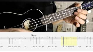 BEST Ukulele Lesson - LOVE ME TENDER  (Elvis) - Ukulele Solo Play A-Long w/TAB