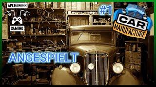 Wie spielt sich Car Manufacture - Erster Eindruck - Early Access - #1 #livegaming