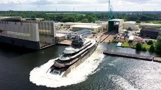 Lürssen Yachts - Launching of project JAG