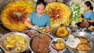 INTIP CARA Buat MARTABAK USUS BRUTAL+10 TELOR AYAM! Yang JUALAN GALAK Tapi RAME! Martabak Mbak Nur