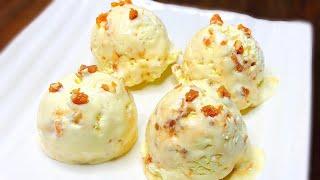 Homemade Butterscotch Icecream Recipe | No Ice Cream Machine | Eggless | Easy Ice Cream Recipe