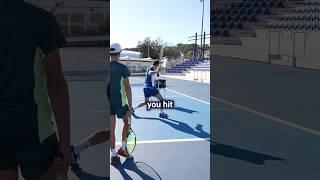 The quickest tennis fix you’ll ever need! ⏳ #tennis #tennistips #tenniscoach #serve #forehand