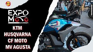 EXPO MOTO 2025 plimbare prin standul MOTO24.RO dealer KTM, HUSQVARNA, CF MOTO, MV AGUSTA