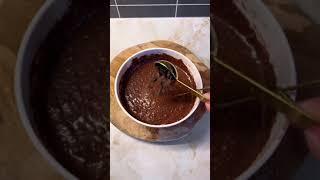 HEALTHY 5 MINUTE LAVA CAKE  1/2 cup / 1 dl blended oats 1 serving protein powder