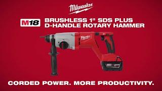 M18™ Brushless 1” SDS Plus D-Handle Rotary Hammer