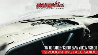 HOW TO: DashSkin 97-98 C/K 1500 Tahoe Suburban Yukon Sierra Silverado Dash Cover Installation