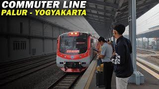 Kereta Commuter Line KRL Jogja - Solo Masuk Stasiun Solo Jebres