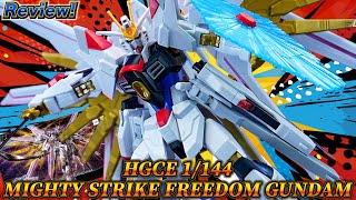 HGCE1/144 MIGHTY STRIKE FREEDOM GUNDAM Review！SEEDFREEDOM（BANDAI /Gunpla）