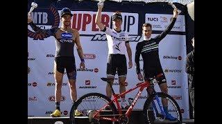 Elite Men UCI XCO Banyoles Anton Cooper, Victor Koretzky, Maxime Marotte