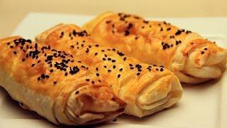 Peynirli Rulo Börek Tarifi - Hazır Yufkadan Kolay Çıtır Börekler