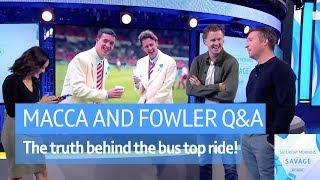 Liverpool legends Steve McManaman and Robbie Fowler answered your questions on #SaturdaySav