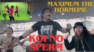 MAXIMUM THE HORMONE 'KOI NO SPERM' MUSIC VIDEO REACTION!!  THE CROWD THOUGH!!!