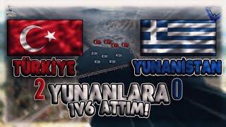 YUNANLARA 1v6 ATTIM! VE TAVALADIK TÜRKİYE vs YUNANİSTAN TURNUVASI PUBG w/Witatv