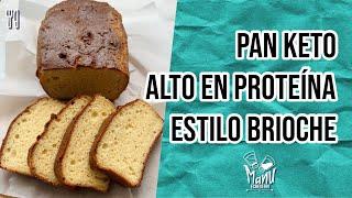 PAN KETO ALTO EN PROTEÍNA GLUTEN-FREE | PAN KETO ESTILO BRIOCHE DE MOLDE | Manu Echeverri